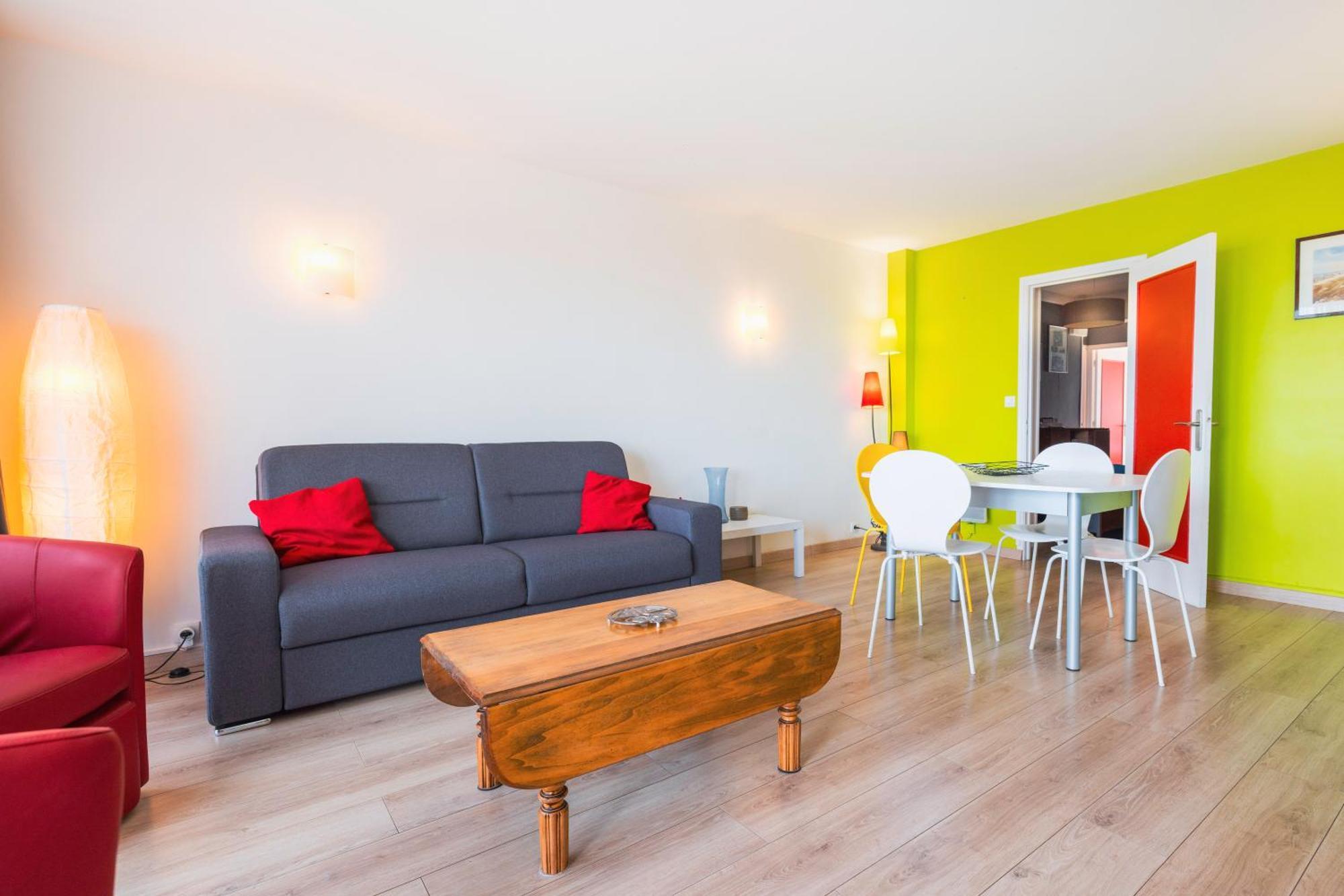 Spacieux Appart Pour 6, Front De Mer, Centre Le Touquet Екстер'єр фото